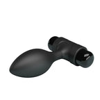 Party Up KEN Vibrating Butt Plug Black Vibrating Butt Plug 8.6cm