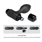 Party Up KEN Vibrating Butt Plug Black Vibrating Butt Plug 8.6cm
