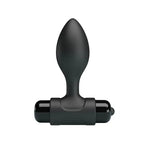 Party Up KEN Vibrating Butt Plug Black Vibrating Butt Plug 8.6cm