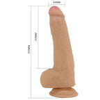 Party Up THOMAS Slide Skin Dong Flexible Dildo 23cm Flesh