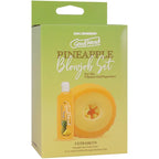 Doc Johnson GoodHead Pineapple Blowjob Set Stroker With Pineapple Flavoured Lubricant 30ml Bottle