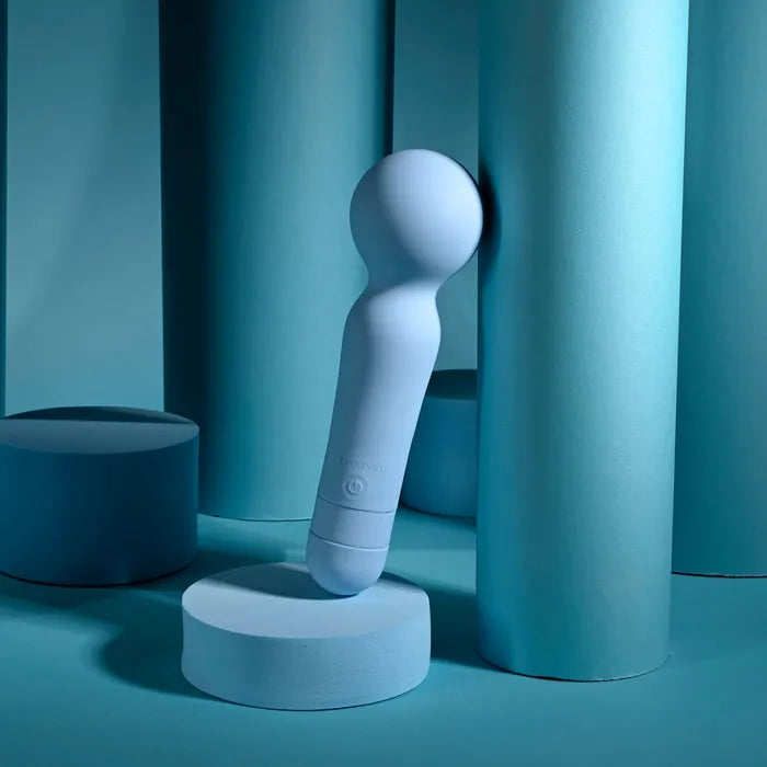 Evolved IRIS USB Rechargeable Massage Wand Blue 18.3 cm