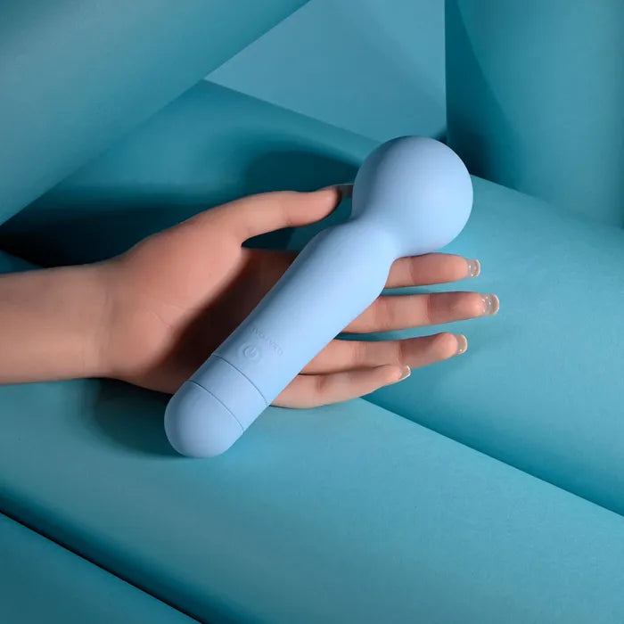 Evolved IRIS USB Rechargeable Massage Wand Blue 18.3 cm