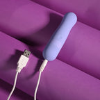 Evolved SQUISHY BULLET USB Rechargeable Bullet Purple 11 cm