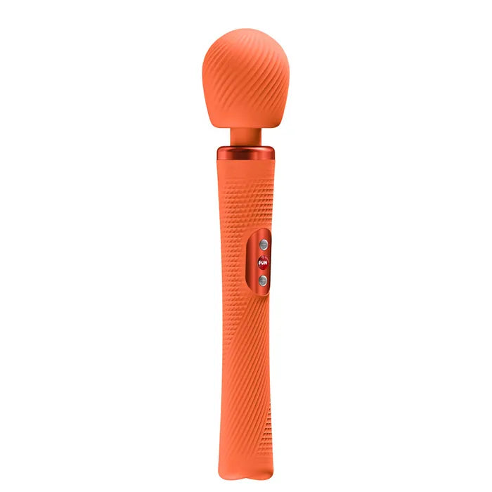 Fun Factory VIM USB C Rechargeable Rumbling Massage Wand Orange