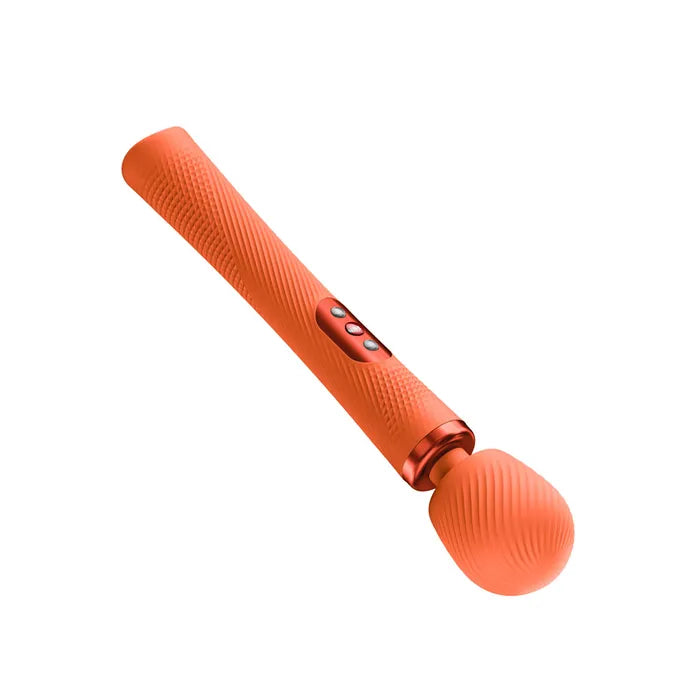 Fun Factory VIM USB C Rechargeable Rumbling Massage Wand Orange
