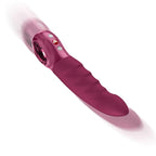 Fun Factory STRONIC DEEP USB C Rechargeable Vibrator Wine Red 20.8cm