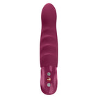 Fun Factory STRONIC DEEP USB C Rechargeable Vibrator Wine Red 20.8cm