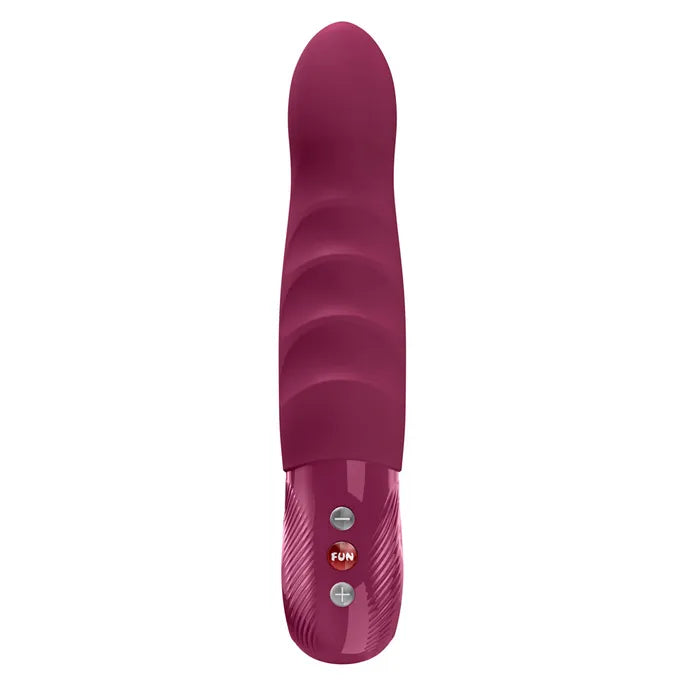Fun Factory STRONIC DEEP USB C Rechargeable Vibrator Wine Red 20.8cm