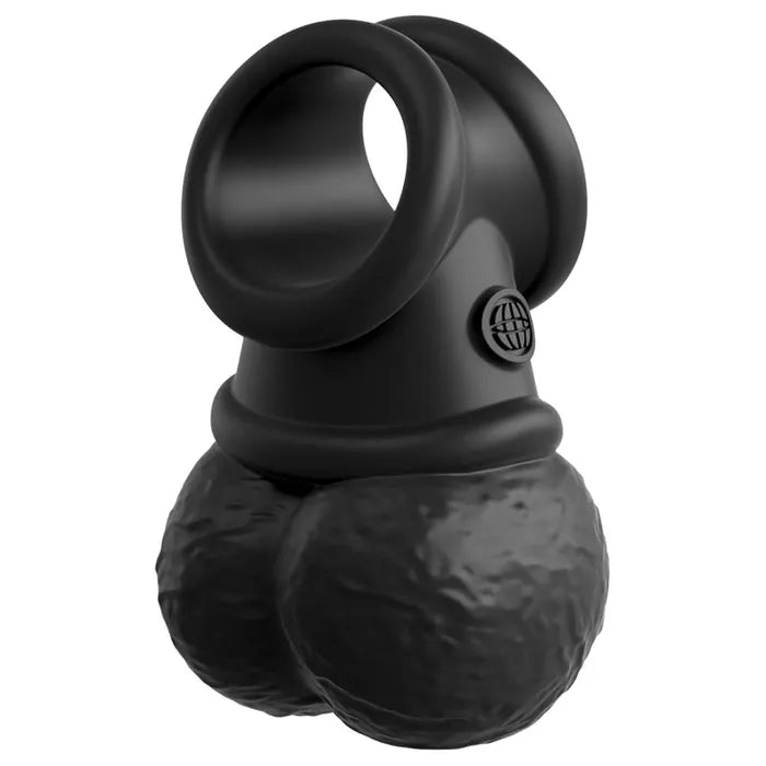 King Cock Elite Deluxe Silicone Body Dock Kit - Body Dock Strap-On Harness with 20.3 cm Dong & Swinging Balls Ring Pipedream