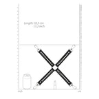 OUCH! Diamond Studded Hogtie Restraint Black Shots Toys