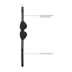 OUCH! Diamond Studded Eye Mask Black Shots Toys