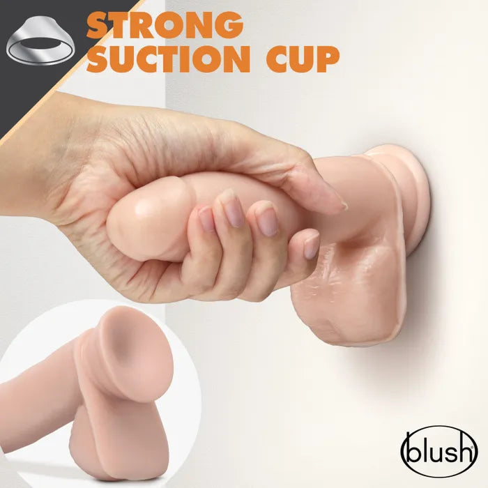 Blush Novelties Dr Skin Glide Self Lubricating Dildo 7 Inch Flesh Blush Novelties