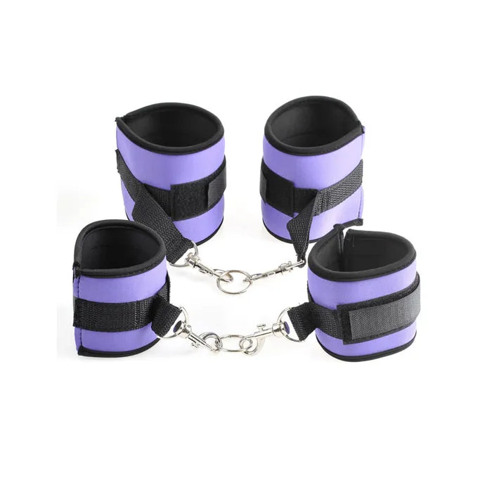 Fetish Fantasy Series Purple Pleasure Bondage Set 8 Piece Set Pipedream