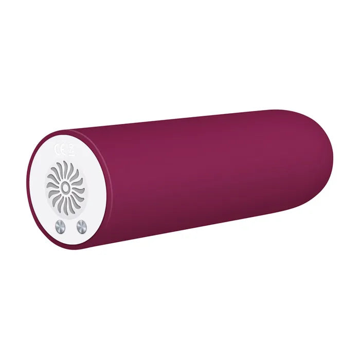Evolved Mighty Thick USB Rechargeable Bullet Vibrator Burgundy Red Evolved