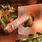 Evolved REALISTIC DARK Dong 8 Inch Brown Evolved