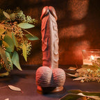 Evolved REALISTIC DARK Dong 8 Inch Brown Evolved