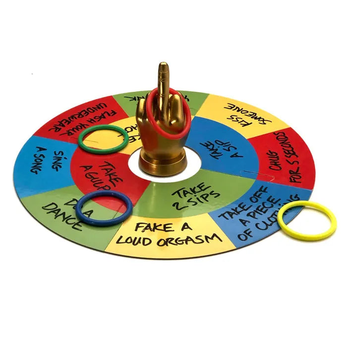 Little Genie Lets Get Fucked Up Ring Toss Adult Party Game Little Genie