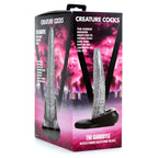 XR Brands Creature Cocks The Gargoyle Rock Hard Silicone Fantacy Dildo 23.6cm Silver XR Brands