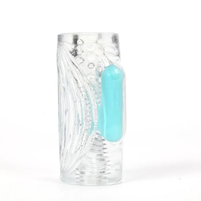 Maia Aster Vibrating Stroker Sleeve Clear Maia Toys