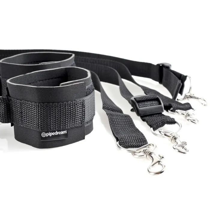 Fetish Fantasy Series Cuff & Tether Set Restraints Black Pipedream