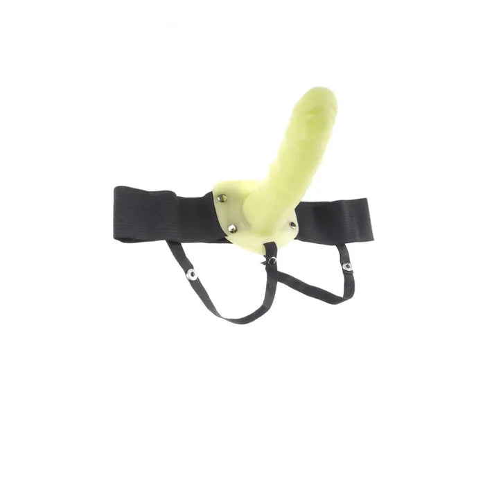 Pipedream Fetish Fantasy Series For Him Or Her Glow in the Dark Hollow Strap On 6 Inch Pipedream