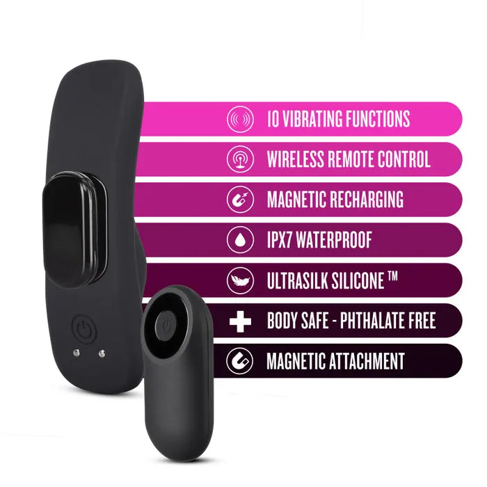 Blush Novelties Temptasia USB Rechargeable Remote Control Panty Vibe Blush Novelties