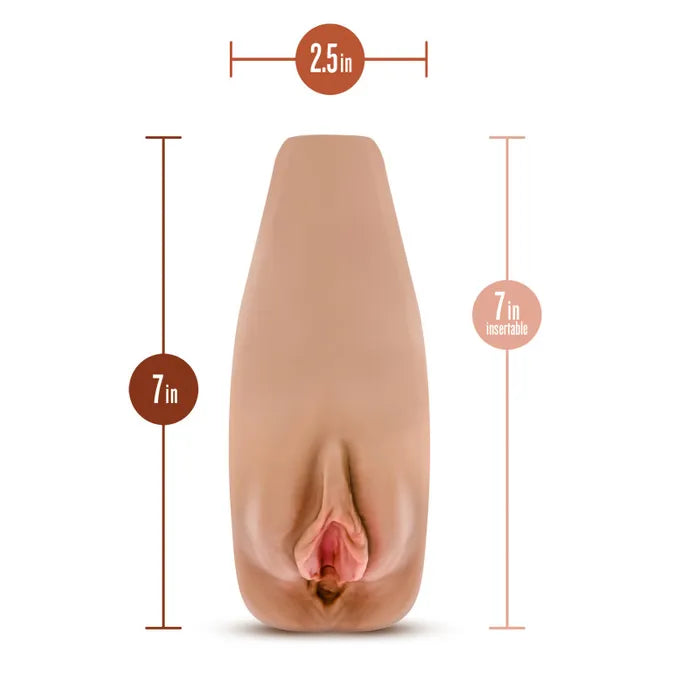 Blush Novelties M Elite Soft & Wet Renata Vibrating Vagina Stroker Ta Blush Novelties