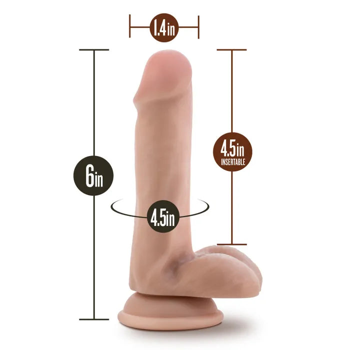 Blush Novelties Dr Skin Silicone Dr Daniel Dong 15.2cm Flesh Blush Novelties