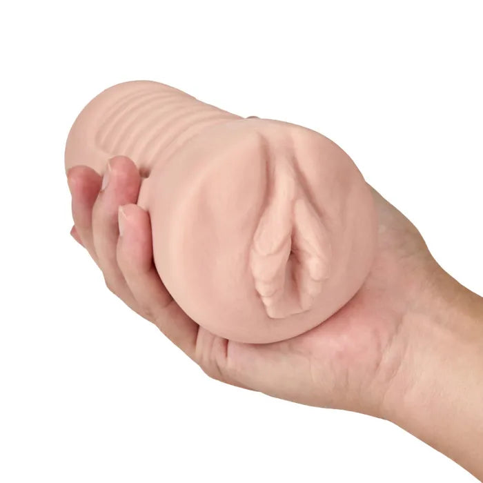 Blush Novelties M Elite Soft & Wet Annabella Vibrating Vagina Stroker Flesh Blush Novelties