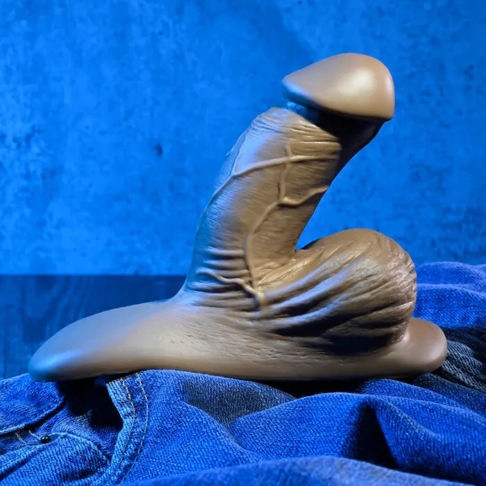 Gender X Silicone Dark Packer 10cm Brown Gender X