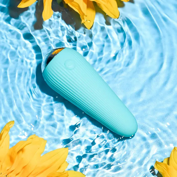 Gender X O CONE USB Rechargeable Bullet Vibrator Blue Gender X