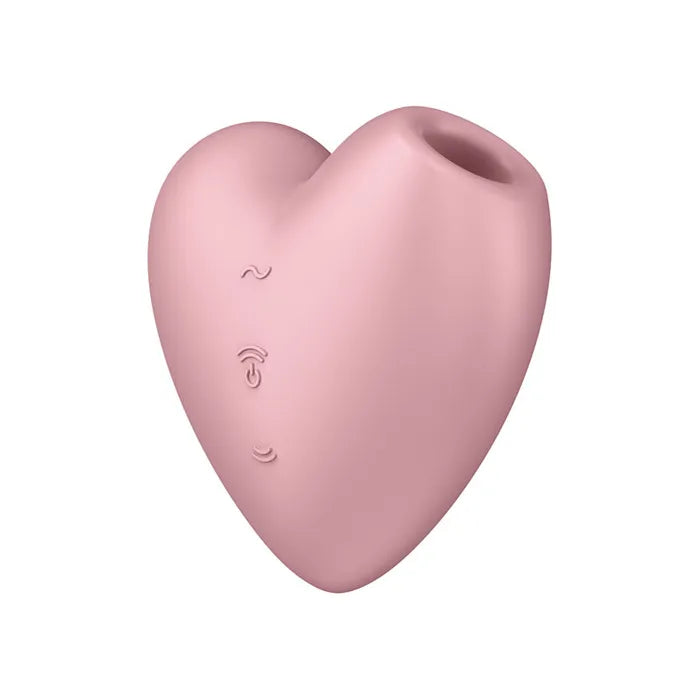 Satisfyer Cutie Heart USB Rechargeable Air Pulsation Stimulator With Vibration Satisfyer