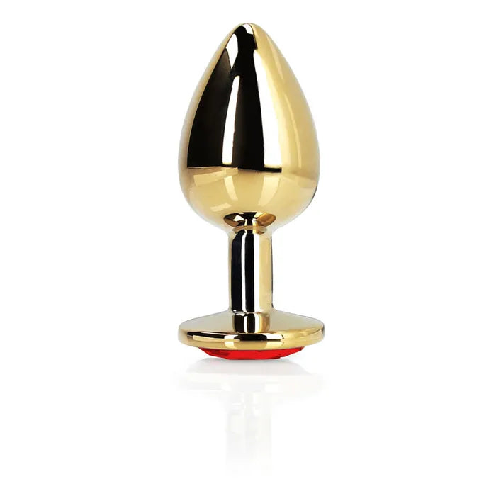 Shots Toys OUCH! Heart Gem Butt Plug With Heart Gem Base Large 9.3cm Shots Toys Main image