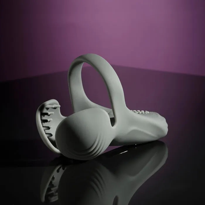 Gender X UNDERCARRIAGE USB Rechargeable Vibrating Ring Grey Gender X