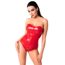 Noir Handmade Mysteria BDSM Play Corset Red Main image