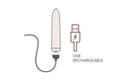 Rocks Off Golden Rose Rechargeable Bullet Vibrator