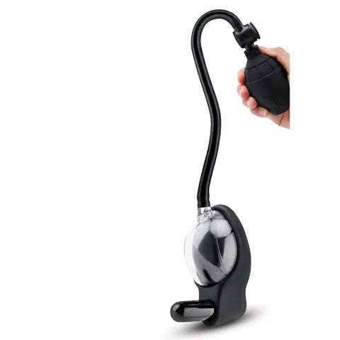XGEN Products Size Up Vibrating Mini Pussy & Clitoral Pump Clear XGEN Products