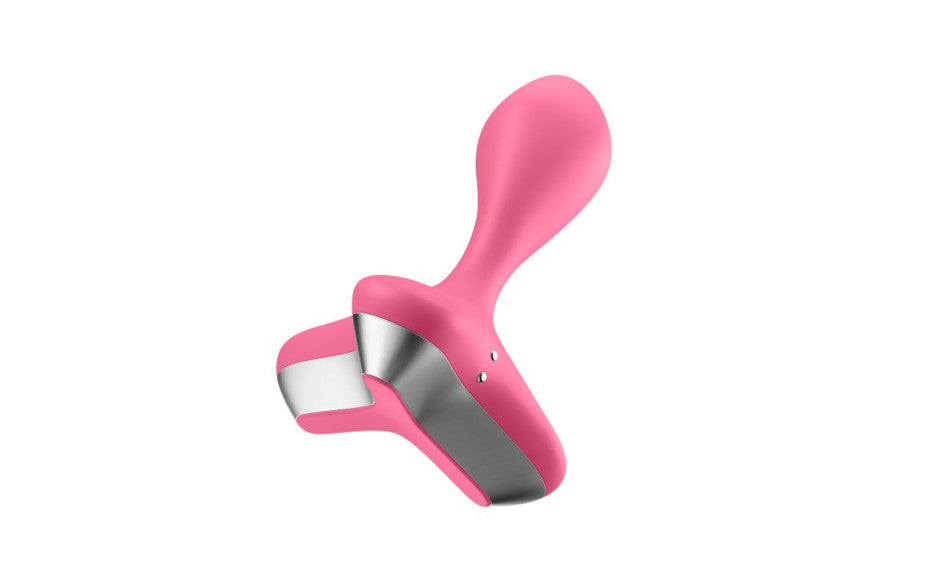 Satisfyer Game Changer Waterproof Silicone Vibrating Butt Plug Pink Secondary image