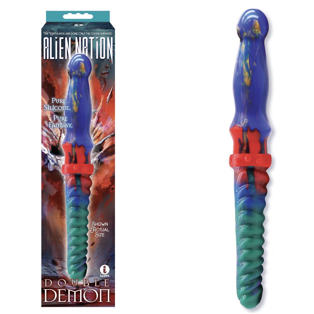 Icon Brands Alien Nation Double Demon Fantasy Double Dildo 35cm - LOVVA