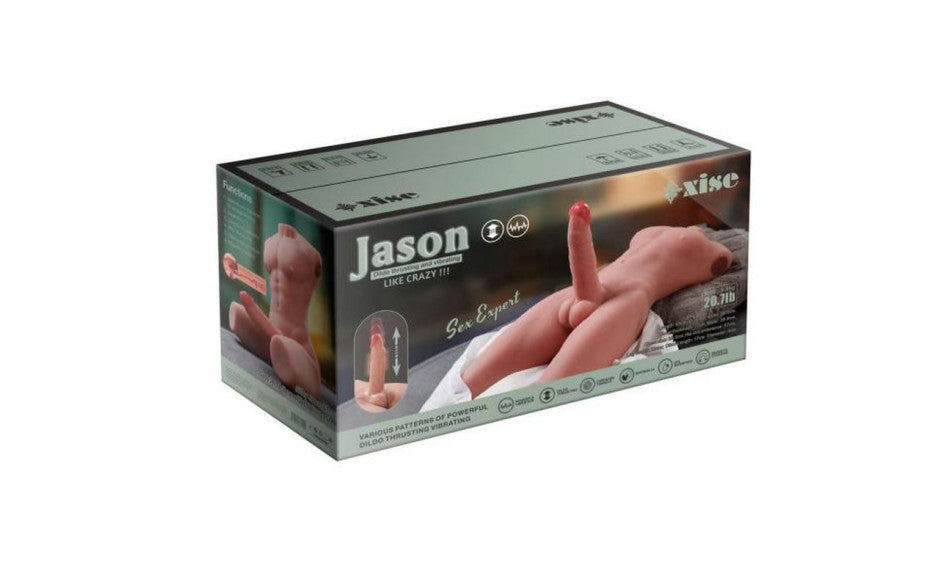 XISE Jason USB Auto Thrusting Cock & Ass Male Torso 17cm