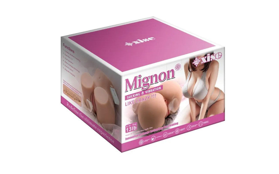 XISE Mignon USB Auto Suction Pussy & Ass Stroker With Remote