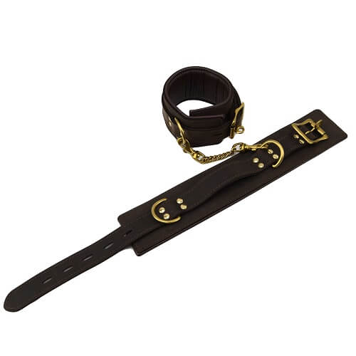 Bound Nubuck Leather Ankle Restraints Main image