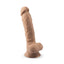 SilexD 7 inch Realistic Silicone Dual Density Dildo With Suction Cup and balls