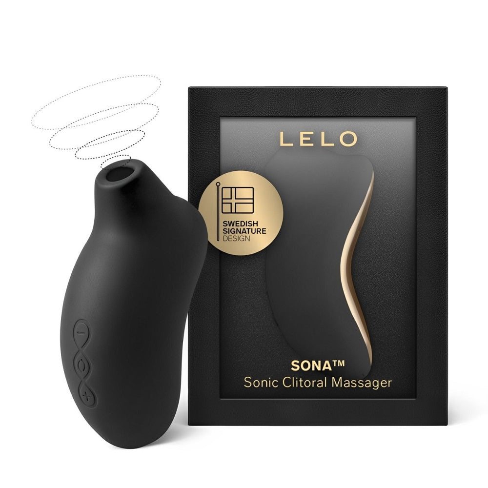 LELO SONA Sonic Air Pulse Clitoral Massager Black Main image