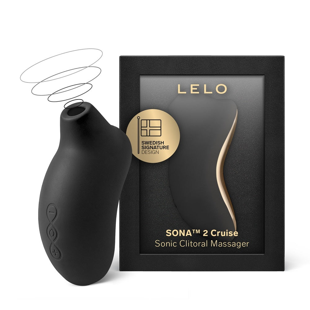 LELO SONA 2 Cruise Air Pulse Clitoral Massager Black