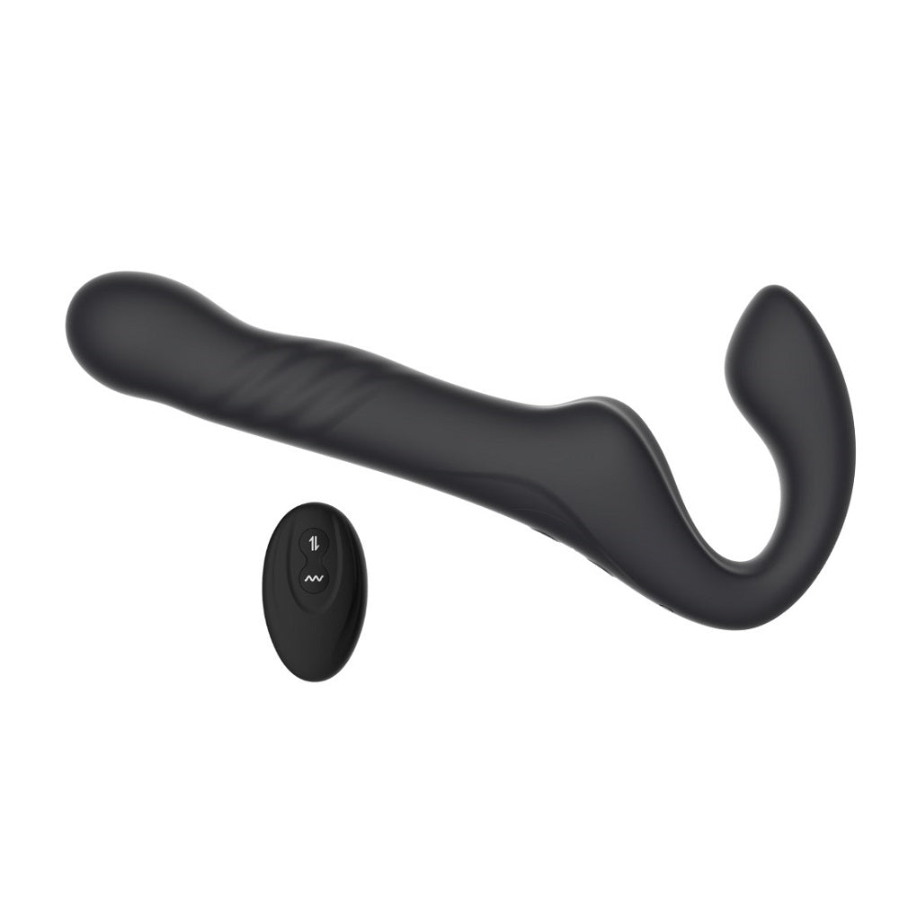 Mina Surge Remote Thrusting & Vibrating Strapless Strap On Main image