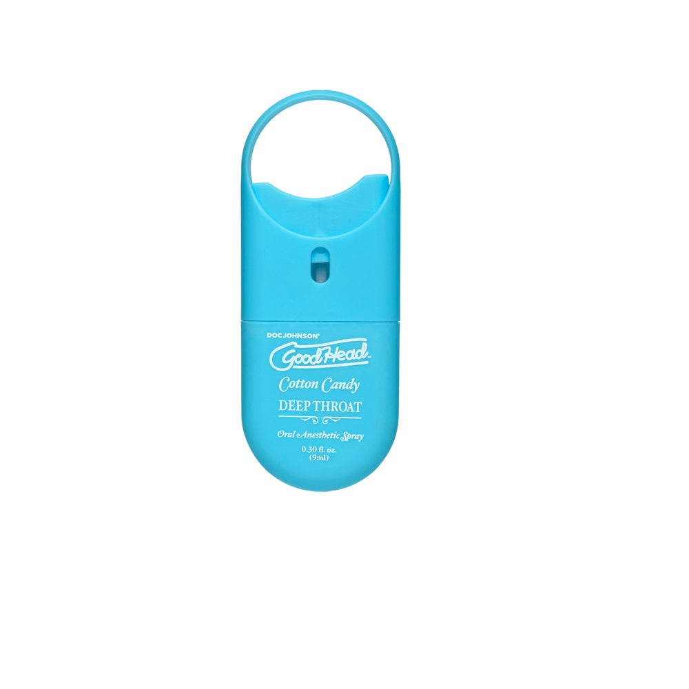 Doc Johnson GoodHead To Go Deep Throat Spray Cotton Candy