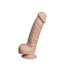 SilexD 7 inch Real Skin Liquid Silicone Dildo With Suction Cup and Balls