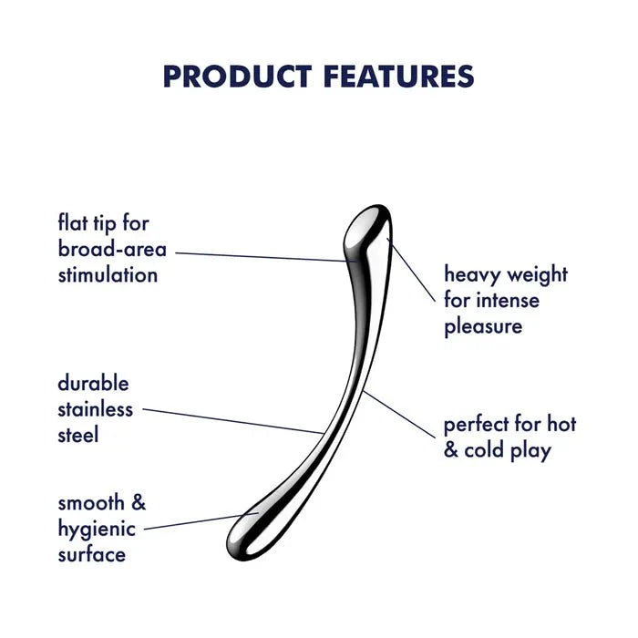 Satisfyer Cosmic Crest 1 Steel Dildo 24cm - LOVVA